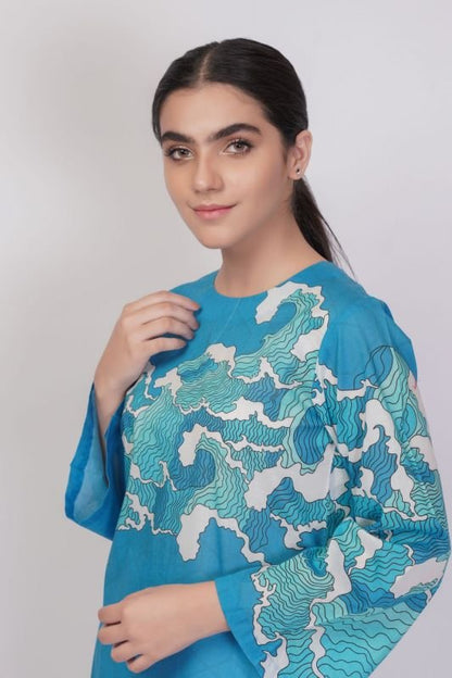 Printed Lawn Kurti