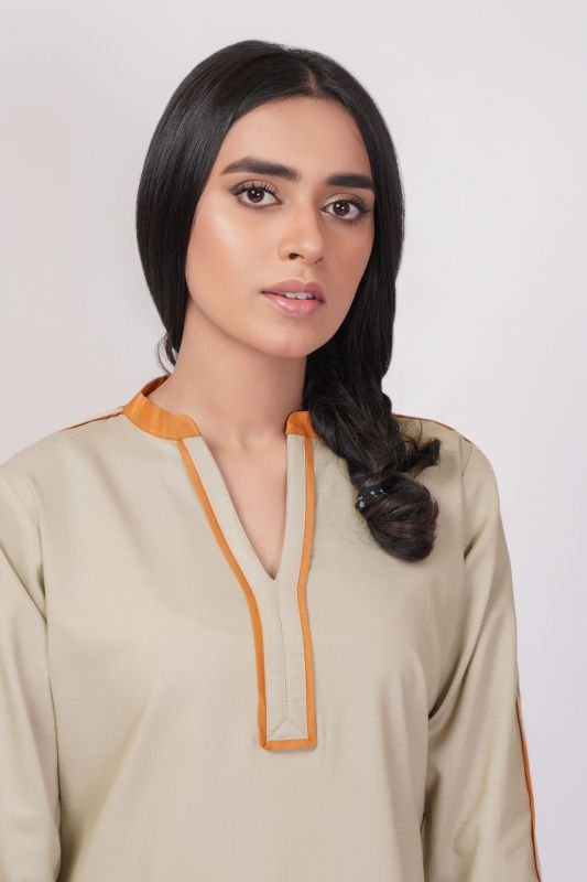 Dyed Embroidered Kurti