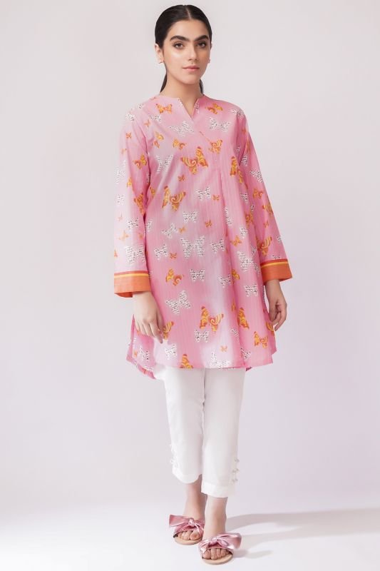 Printed Dobby Kurti
