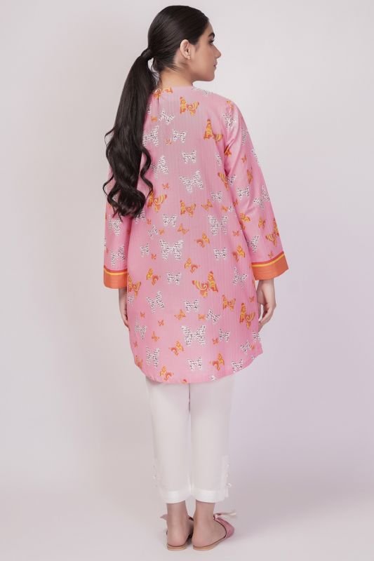Printed Dobby Kurti