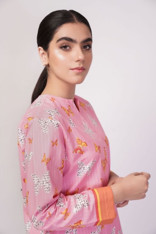 Printed Dobby Kurti