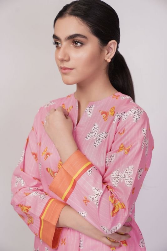 Printed Dobby Kurti