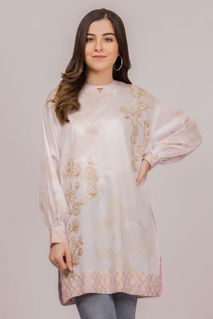 Printed Cotton Satin MAK Kurti