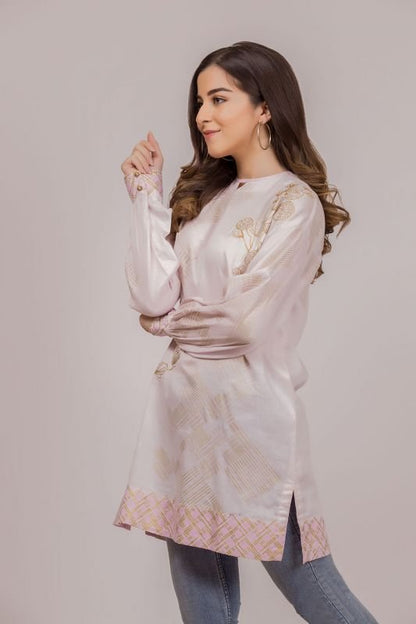 Printed Cotton Satin MAK Kurti