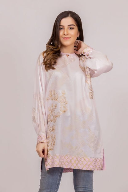 Printed Cotton Satin MAK Kurti
