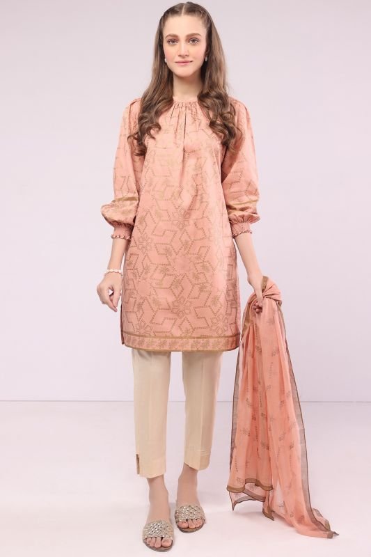 2 Pc Cotton Satin Suit