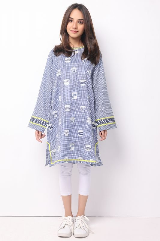 Printed Lawn Kurti