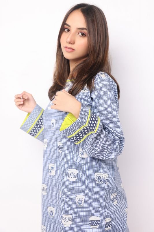 Printed Lawn Kurti