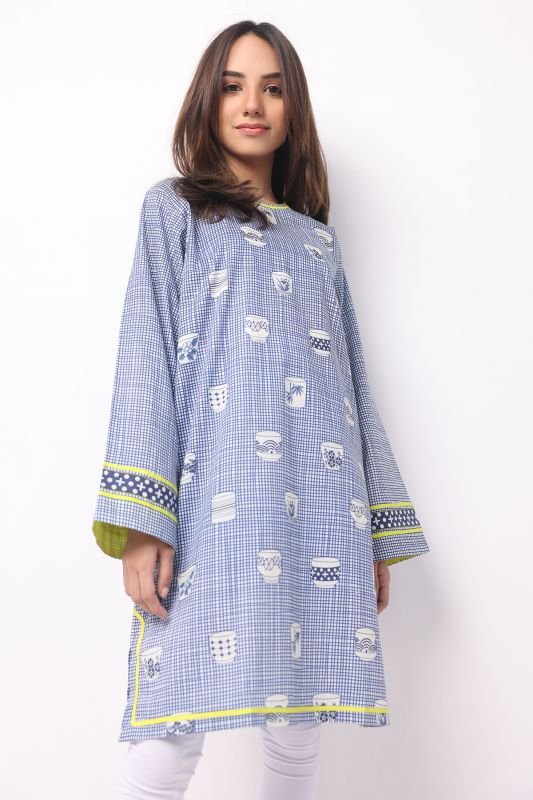 Printed Lawn Kurti