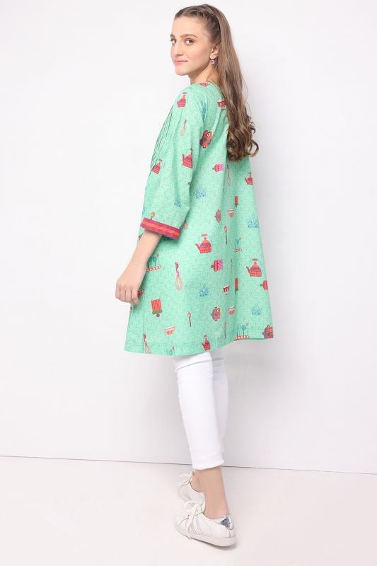 Printed Lawn Kurti