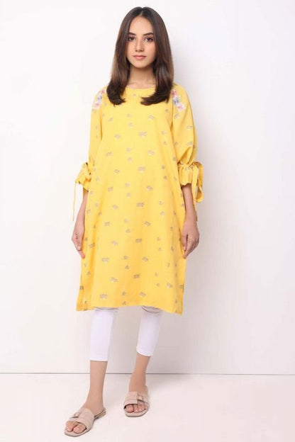 Printed Jacquard Kurti