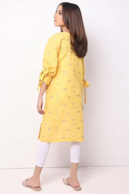 Printed Jacquard Kurti