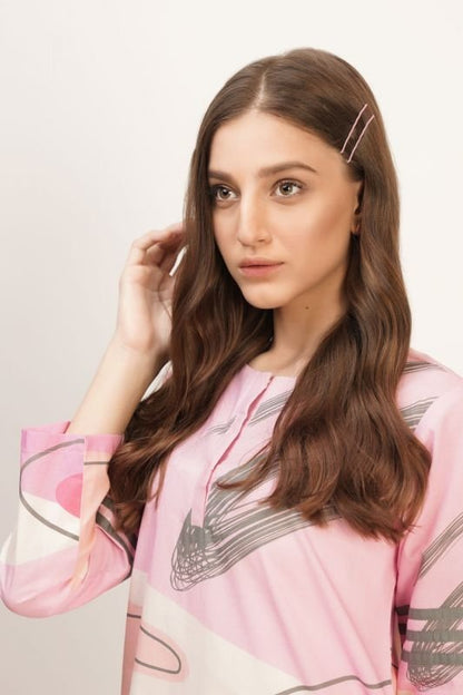 Printed Lawn Kurti