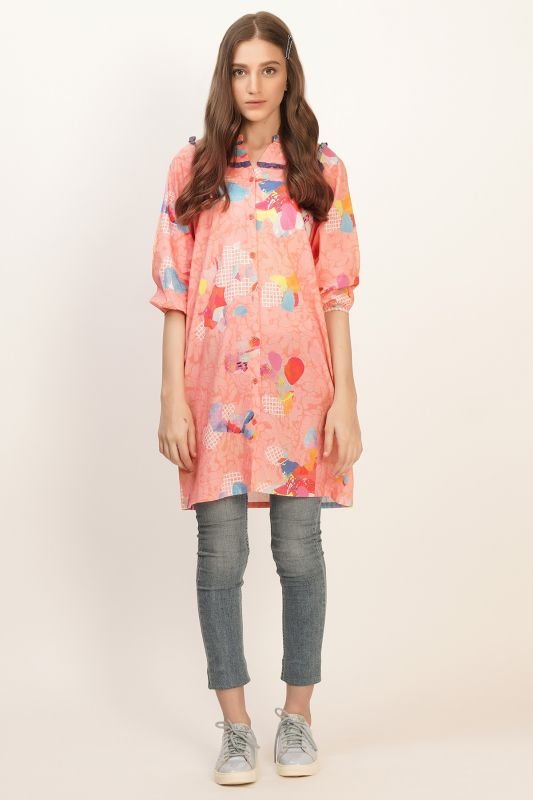 Printed Lawn Kurti
