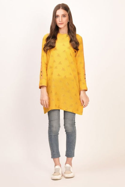 Dyed Jacquard Kurti
