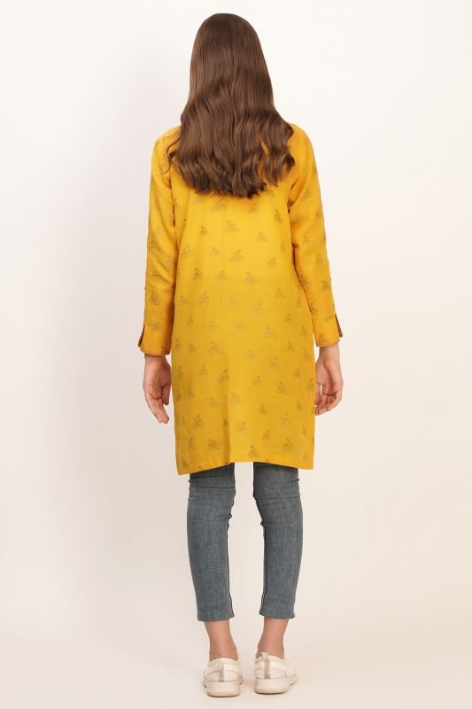 Dyed Jacquard Kurti