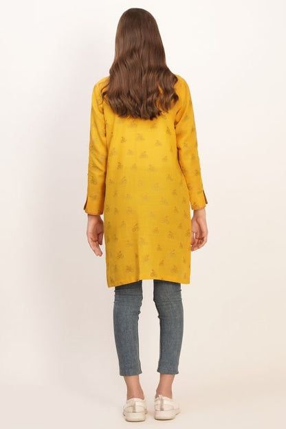 Dyed Jacquard Kurti