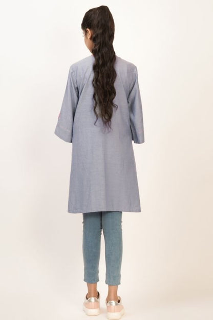 Dyed Embroidered Kurti