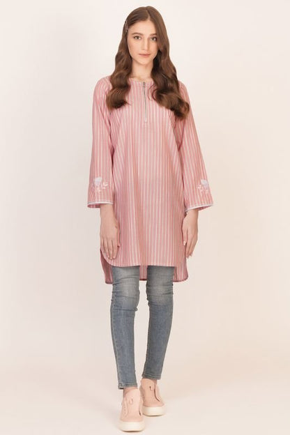 Dyed Embroidered Kurti