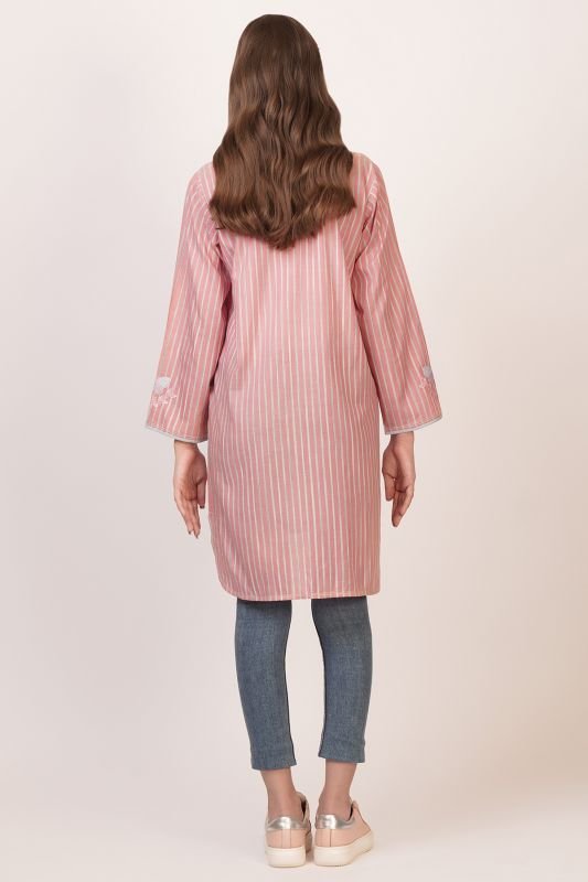 Dyed Embroidered Kurti