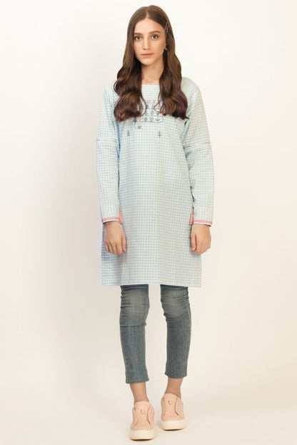 Dyed Embroidered Kurti