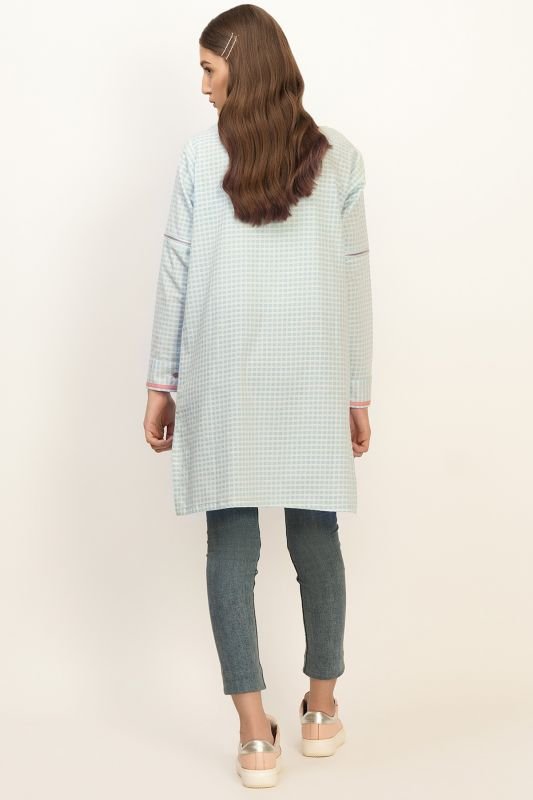 Dyed Embroidered Kurti