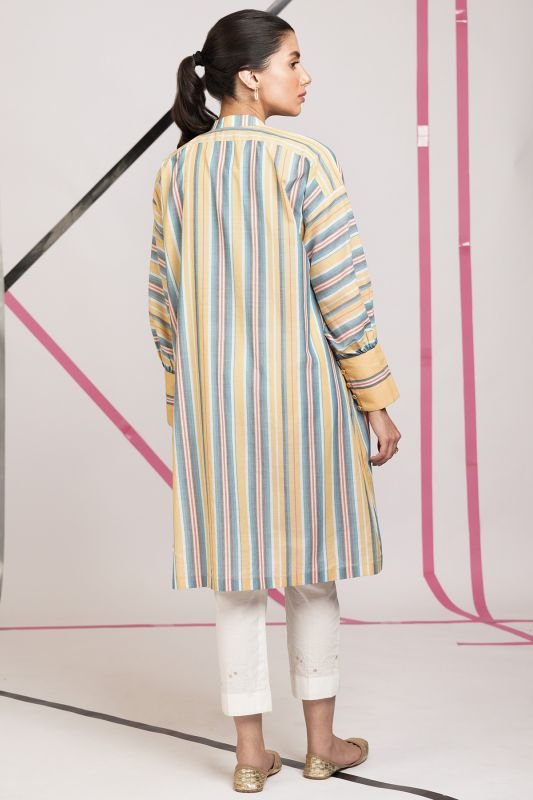 Dyed Embroidered Kurti