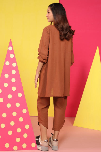 2 Pc Dyed Khaddar Outfit