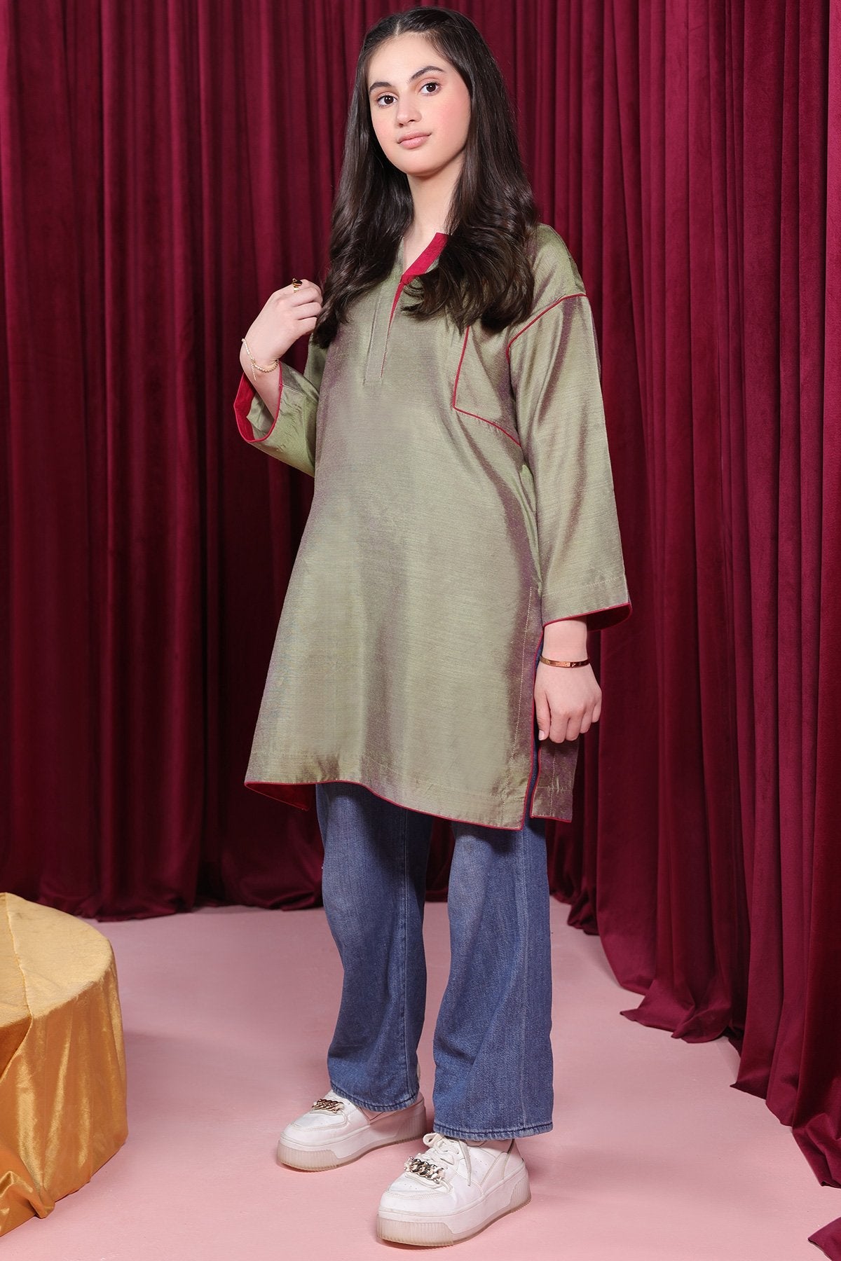 Dyed Chambray Shirt