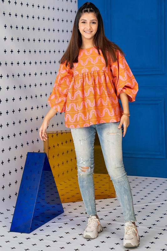 Dyed Jacquard Kurti