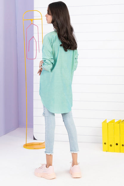 Dyed Embroidered Kurti