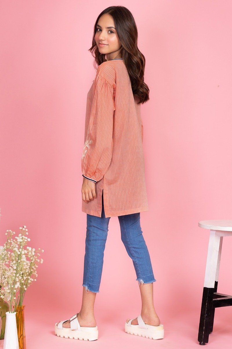 Alkaram - Yarn Dyed Embroidered Kurti