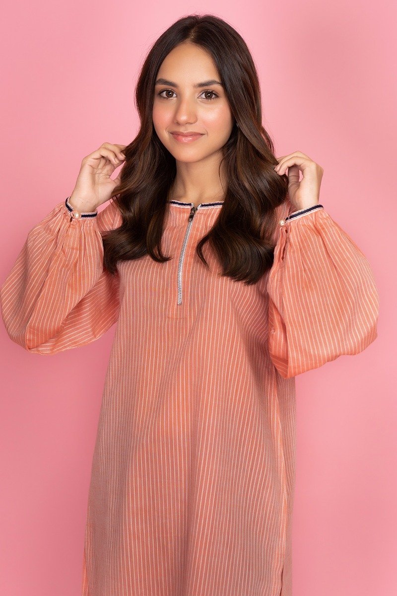 Alkaram - Yarn Dyed Embroidered Kurti