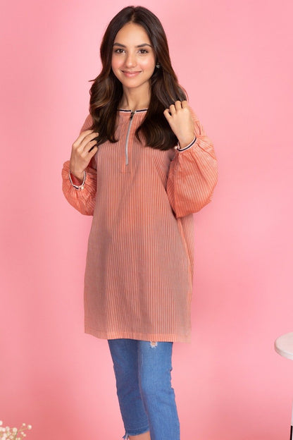 Alkaram - Yarn Dyed Embroidered Kurti