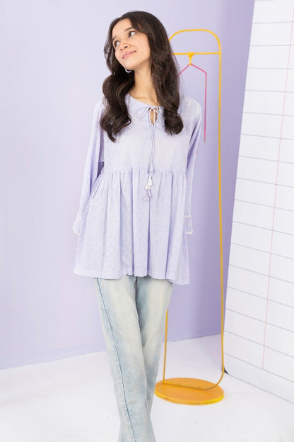 Alkaram - Dyed Jacquard Kurti