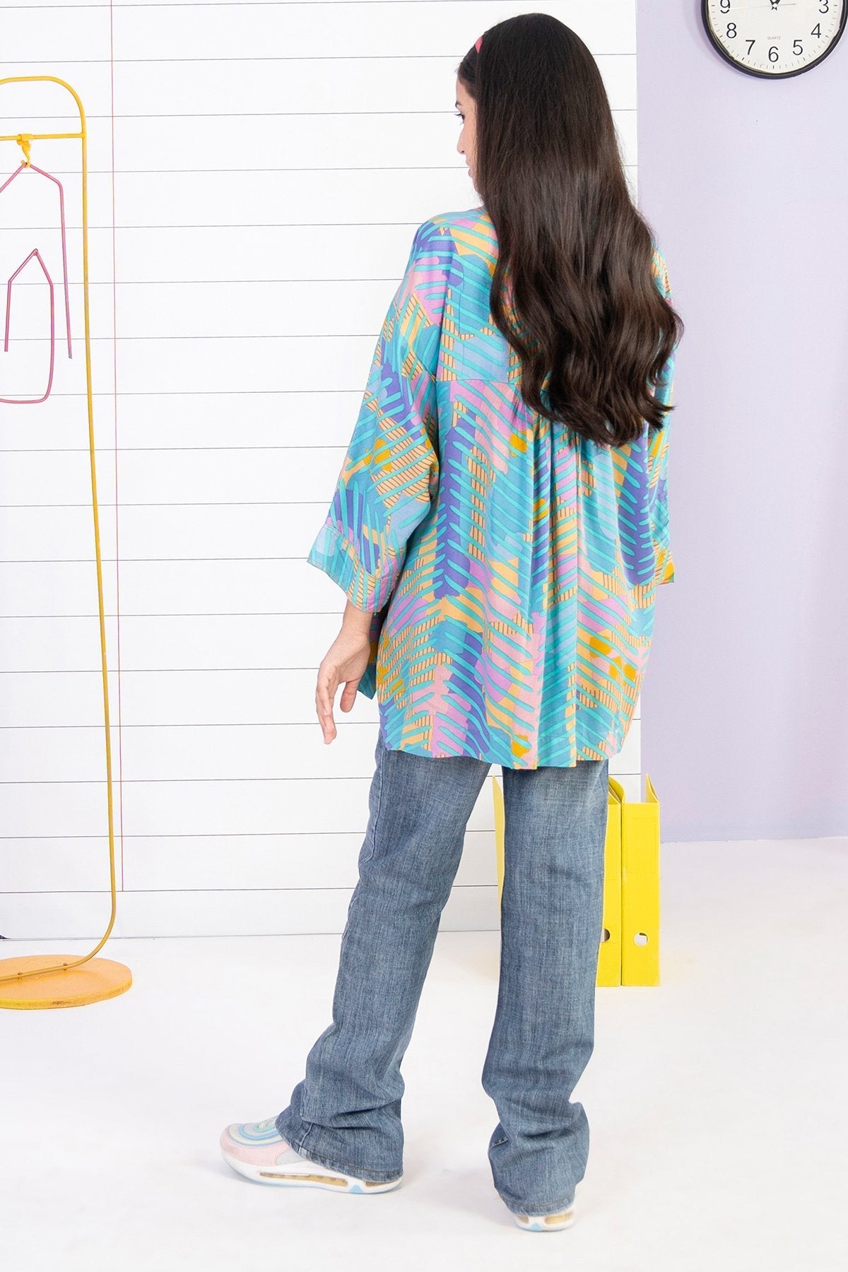 Printed Cotail Viscose Kurti