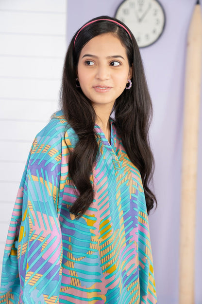 Printed Cotail Viscose Kurti