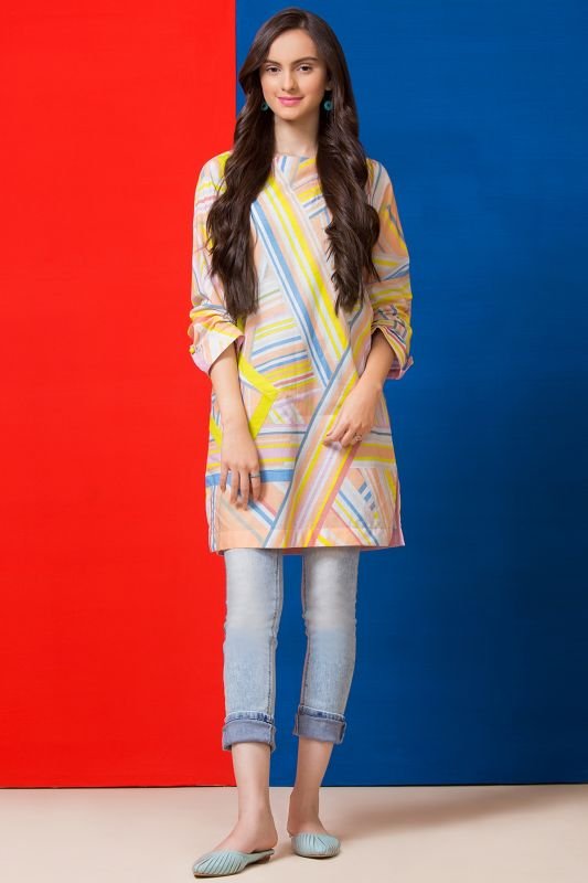 Printed Lawn MAK Kurti