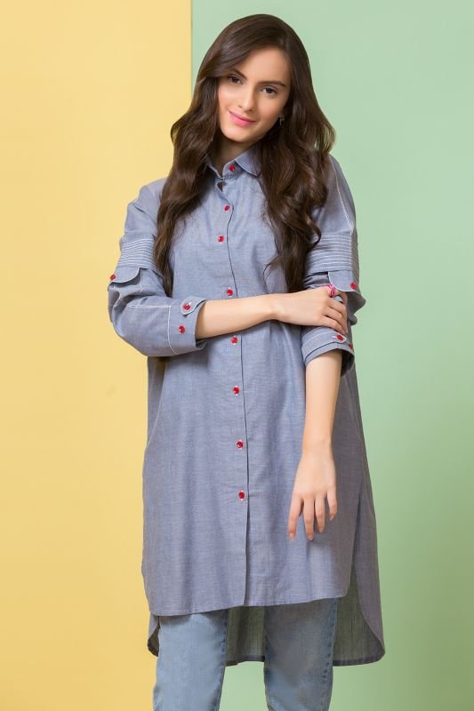 Printed Yarn Dyed MAK Kurti