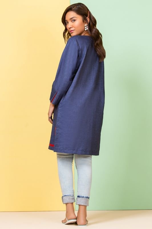 Printed Denim MAK Kurti-XXS