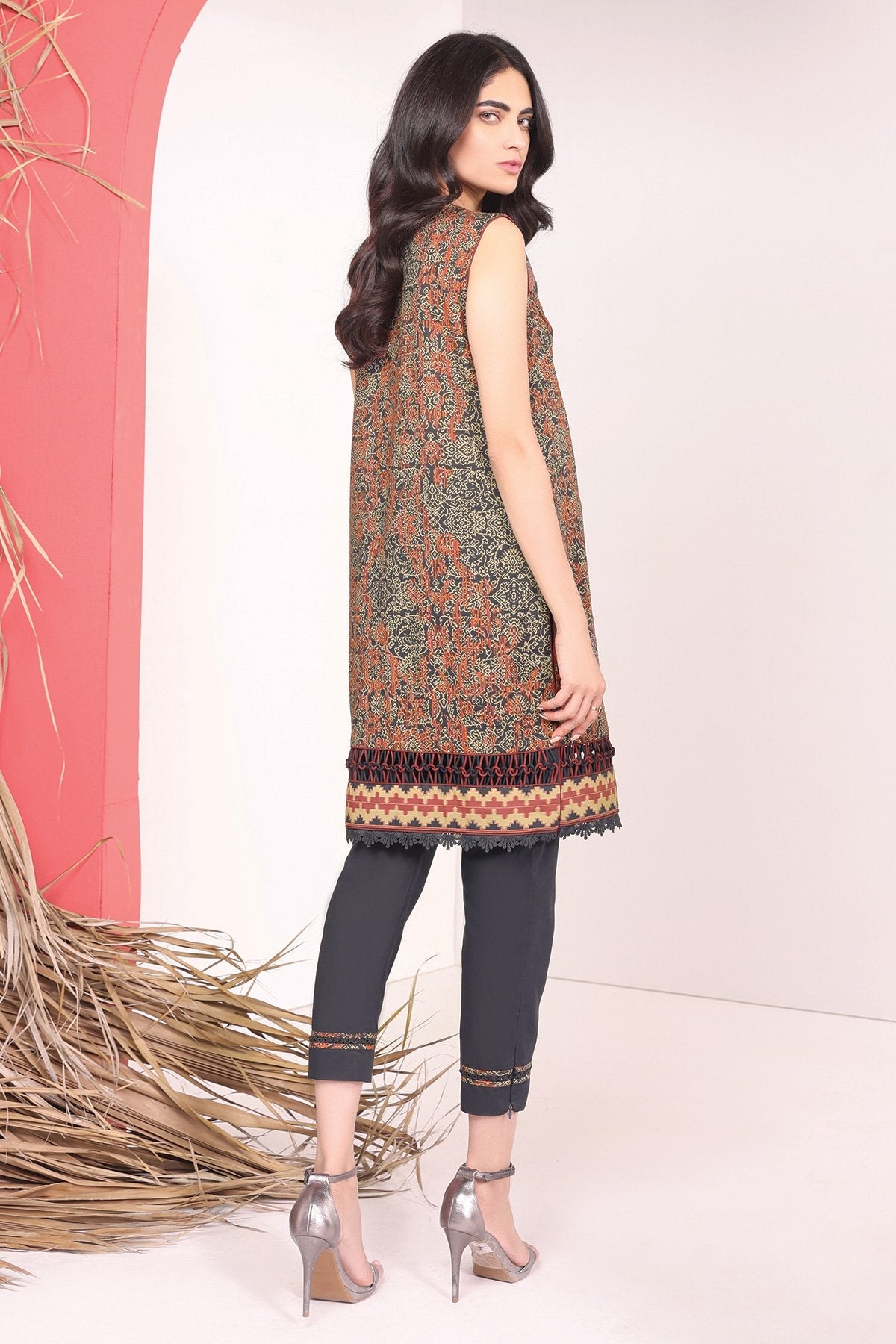 Alkaram - 2 Pc Embroidered Cambric Suit With Dyed Cambric Trouser