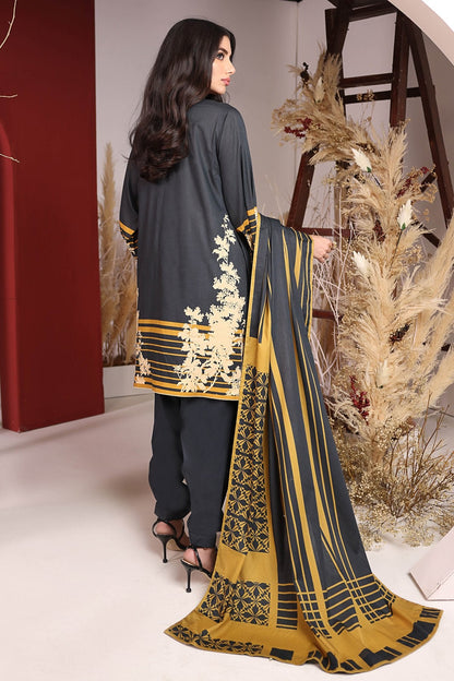 Alkaram - 2 Pc Printed Cambric Suit With Broshia Dupatta