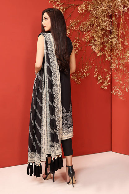 Alkaram - 2 Pc Embroidered Cambric Suit With Lawn Dupatta