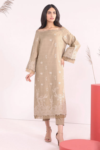 Alkaram - 1 Pc Embroidered Dobby Shirt