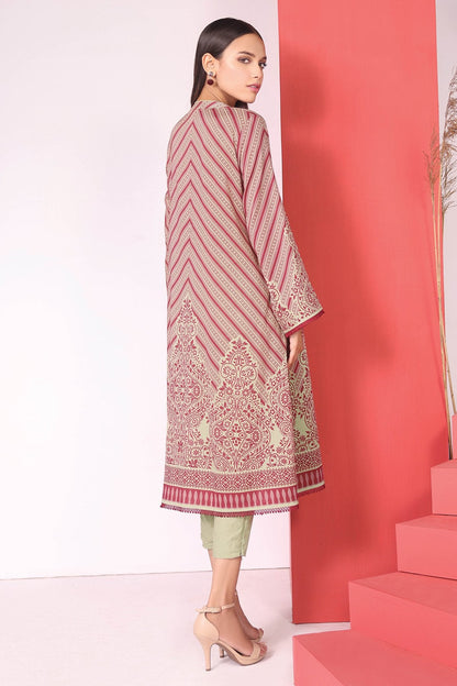 Alkaram - 2 Pc Printed Cambric Suit With Dyed Cambric Trouser