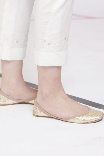 Embroidered Cambric Trouser