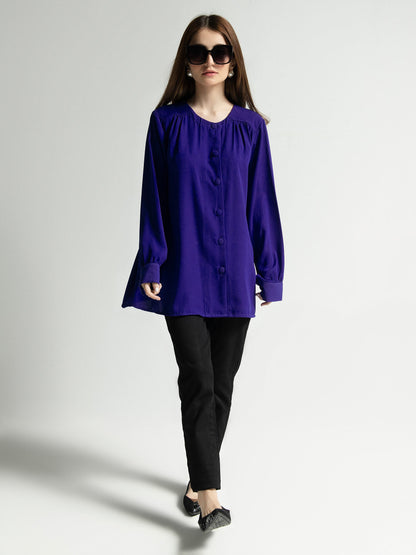 Limelight - Plain Buttoned Down Top