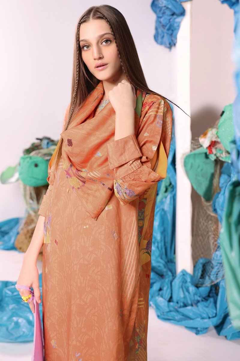 2 Pc Printed Viscose Outfit