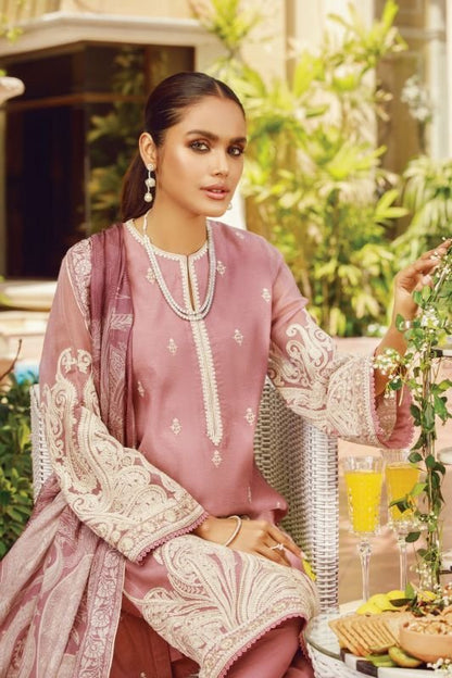 3 Pc Cotton Net Formal Suit-XS