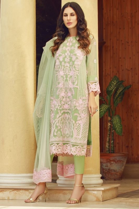 3 Pc Cotton Net Suit